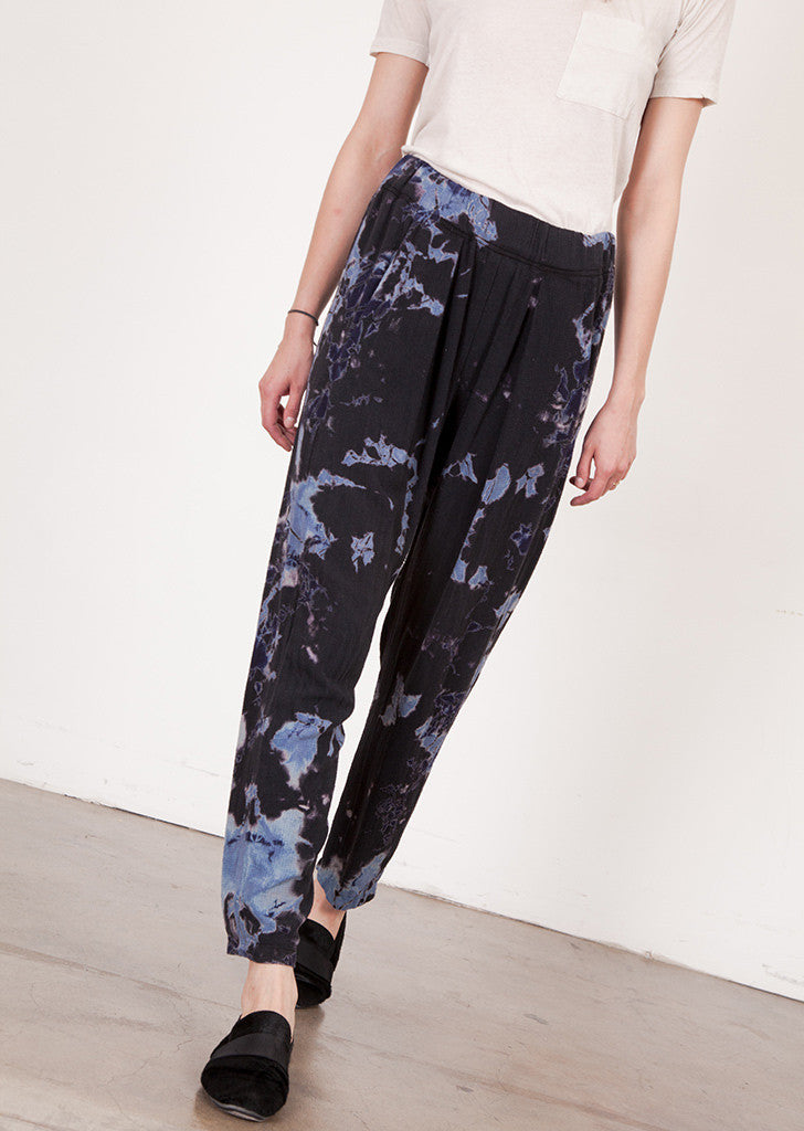 Raw Silk Easy Pant Cosmic Black